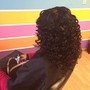 Hand curled Qw bob