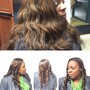 Relaxer retouch / silk serum treatment