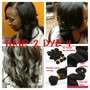 Shampoo and Set $5 more/extensions