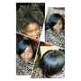 Wednesday 65 natural hair silkpress