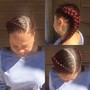 Updo with extensions/hair added