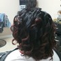 Basic Updo two strands twist