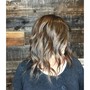 Balayage Hand painting placement