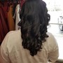 Short hair soft wave set