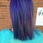 Dimensional color with cut