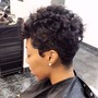 Short hair pixie curls w/s