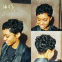 Virgin Texturizer / Relaxer & Cut