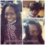 Relaxer Straightening with style