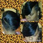 Add on’s extra (ie) shape back of short hair , reglue  pieces,