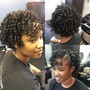 Cornrows/ Braid out