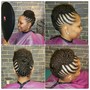 Shortie Style (Relaxed Hair)