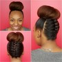 Sleek Ponytail/ Top Knot