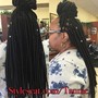 virgin relaxer and style