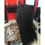 Waist length  Senegalese twist