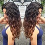 Medium/Coarse Curl Texture, Med-Long Length