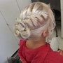 Updo bridal