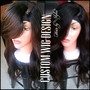 Custom Wig Unit 10" Remy Bob