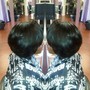 Senior Relaxer & Silk Press