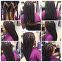 Small Knotless Box Braids