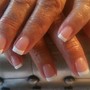 Full Set of acrylics with gel overlay