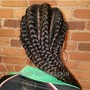 Goddess Braids/French Braids