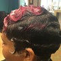 Silk Wrap on relaxer hair