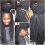 Kinky twist with curls