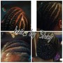 Loc retwist and style