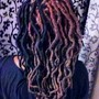 Small / Medium Distressed Locs w/o Curls "Shay Locs"