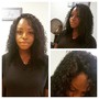 Wash/ blowdry (relaxed hair)