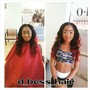 Wash/ blowdry (relaxed hair)