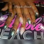 Stiletto Acrylic Tips Short