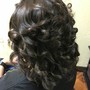 Wash & braid back(4 rows)