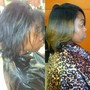 Bonding Hair Extensions with customized highlights