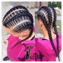 4 feed in braids