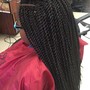 Medium Box Braids Long