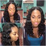 Full-Head Sew-in with Lace Closure