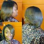 Bonding Hair Extensions with customized highlights