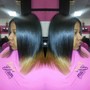 Silk wrap / Relaxed Hair