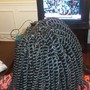 Crochet braids faux Loc Extensions individual wrap method