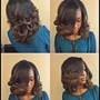 Curl only or Dry Hair Cut &  jet Set