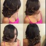 Curl only or Dry Hair Cut &  jet Set