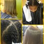 Repair on commercial/weave hair