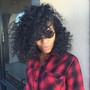 Curl only or Dry Hair Cut &  jet Set