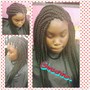 Large knotless box braids