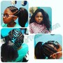 Kid's Style(flat iron) Natural Hair Ages 5-12