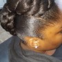 Wig braid down