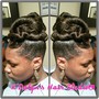 French Roll Updo