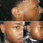 Mens cut with shave