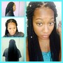 Take Down Wig (Braids under wig)